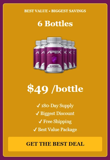 Apex Sugar Shield 6 bottles